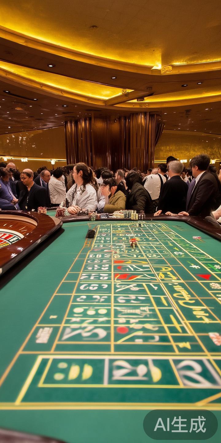 轮盘游戏：在宽敞明亮的轮盘区，玩家可以尝试多种投注